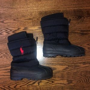 Polo Ralph Lauren Zip Snow Boot Toddler Boys Sz: 8